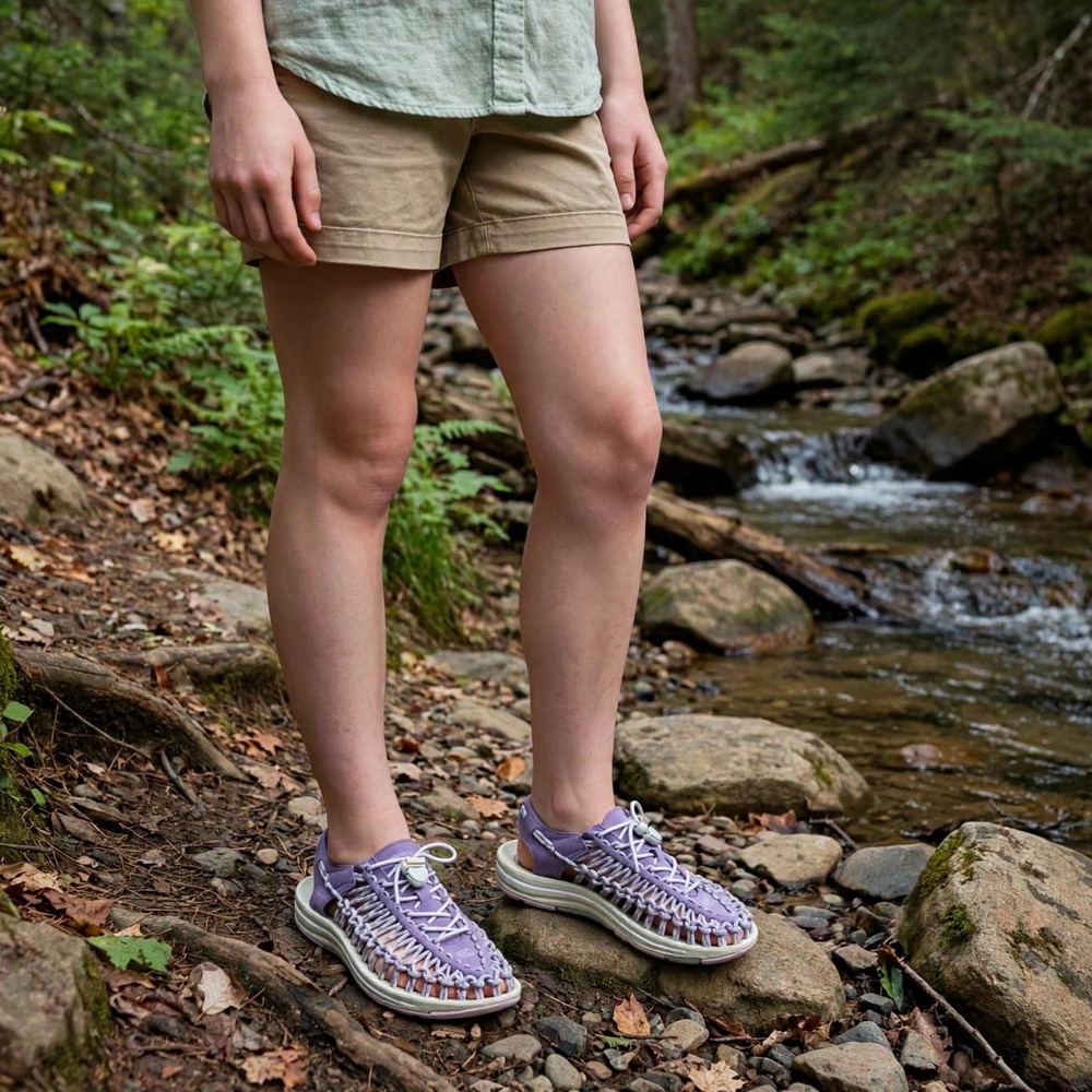 Keen Uneek Purple Braided Cord Outdoor Sandals Womens 7.5 1014719